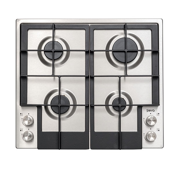 PLAQUE A GAZ SIERA 4F 60CM INOX BGH6040GXTH