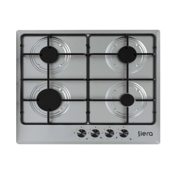 PLAQUE A GAZ SIERA 4F INOX M6-40 B