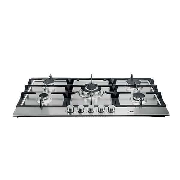 PLAQUE A GAZ SIERA 5F 70CM FONTE INOX PG7051S-CCI-TH
